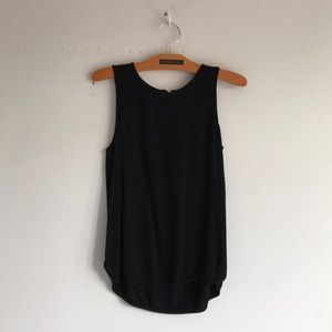 MICHAEL KORS black sleeveless blouse